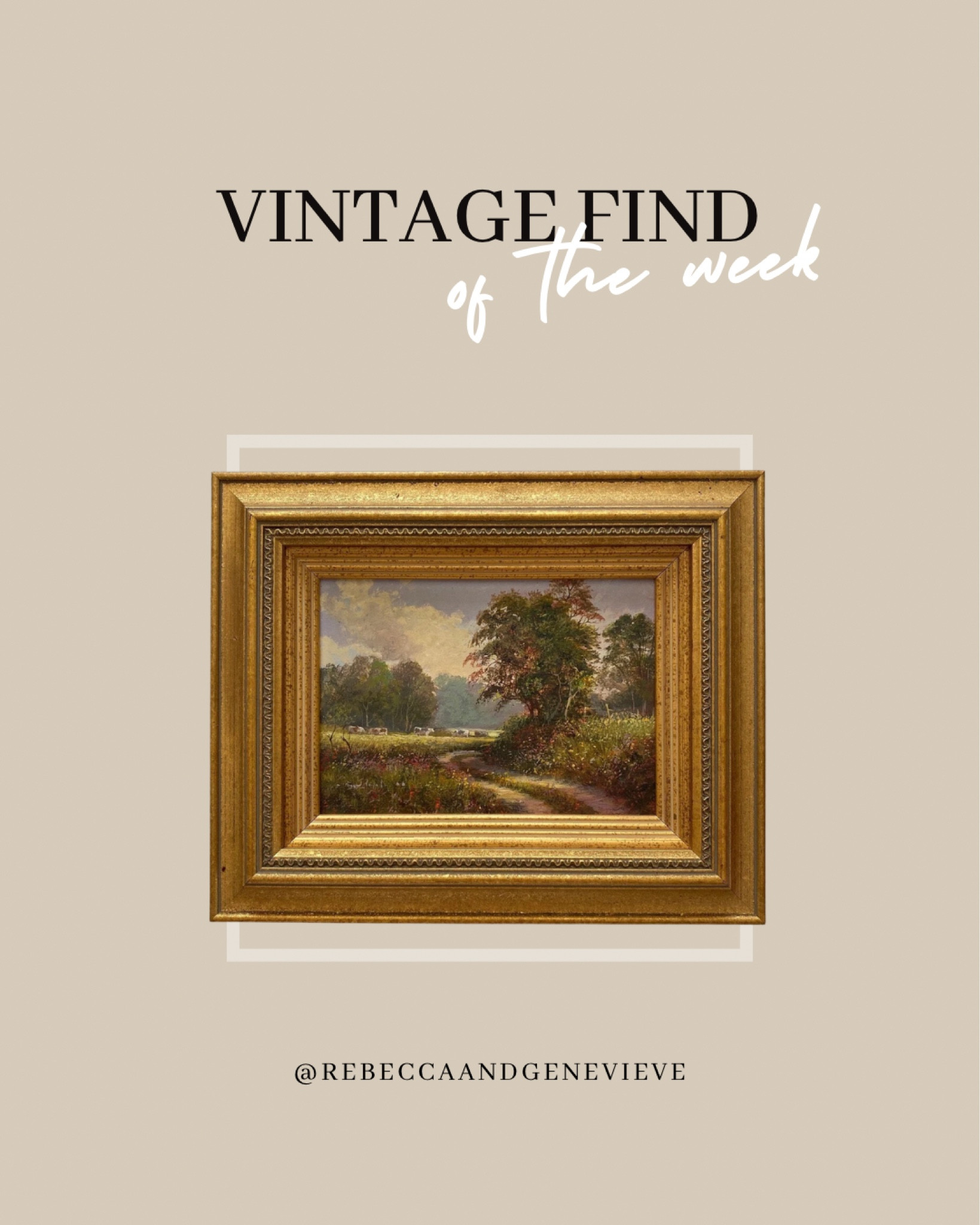 🔎Vintage find of the week🔎
-
Oil painting. Etsy find. Vintage finds. Retro find. Antique shopping. Home decor. Wall decor. Framed art  

#LTKhome #LTKFind