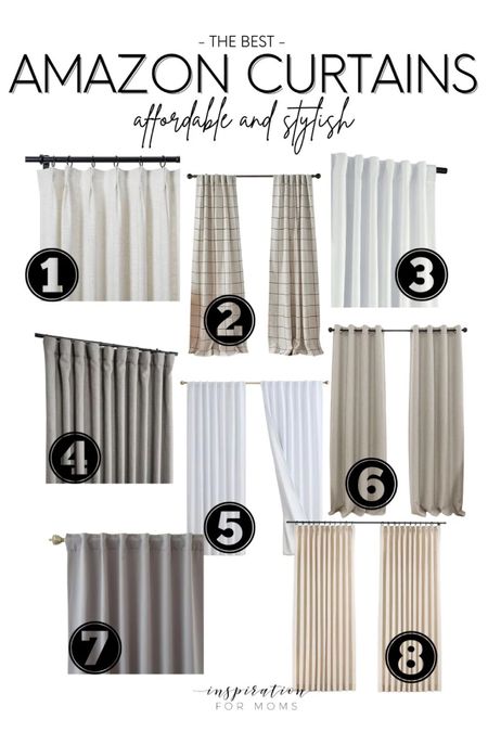 The best curtains on Amazon!
Blackout curtains, pinch pleated linen curtains, faux velvet curtains, half priced drapes, two page curtains 


#LTKfindsunder100 #LTKhome #LTKsalealert