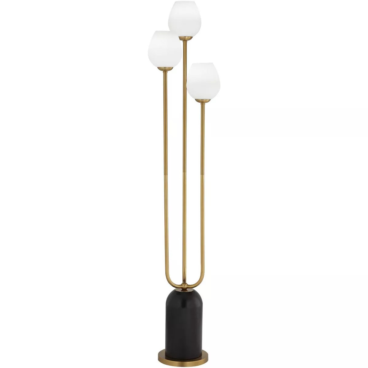 360 Lighting Grayson Modern Glam Luxury 70" Tall Standing Floor Lamp Large Pole 3-Light Foot Swit... | Target