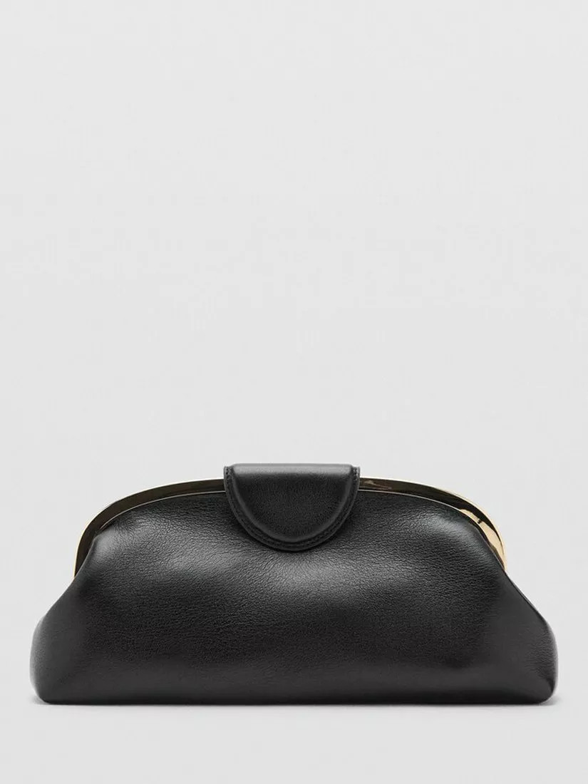 Mango Flap-Over Clutch Bag, Back | John Lewis (UK)