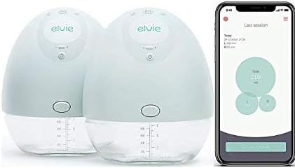 Elvie Double Electric Wearable Smart Breast Pump - Silent Hands-Free Portable Breast Pump That Ca... | Amazon (US)