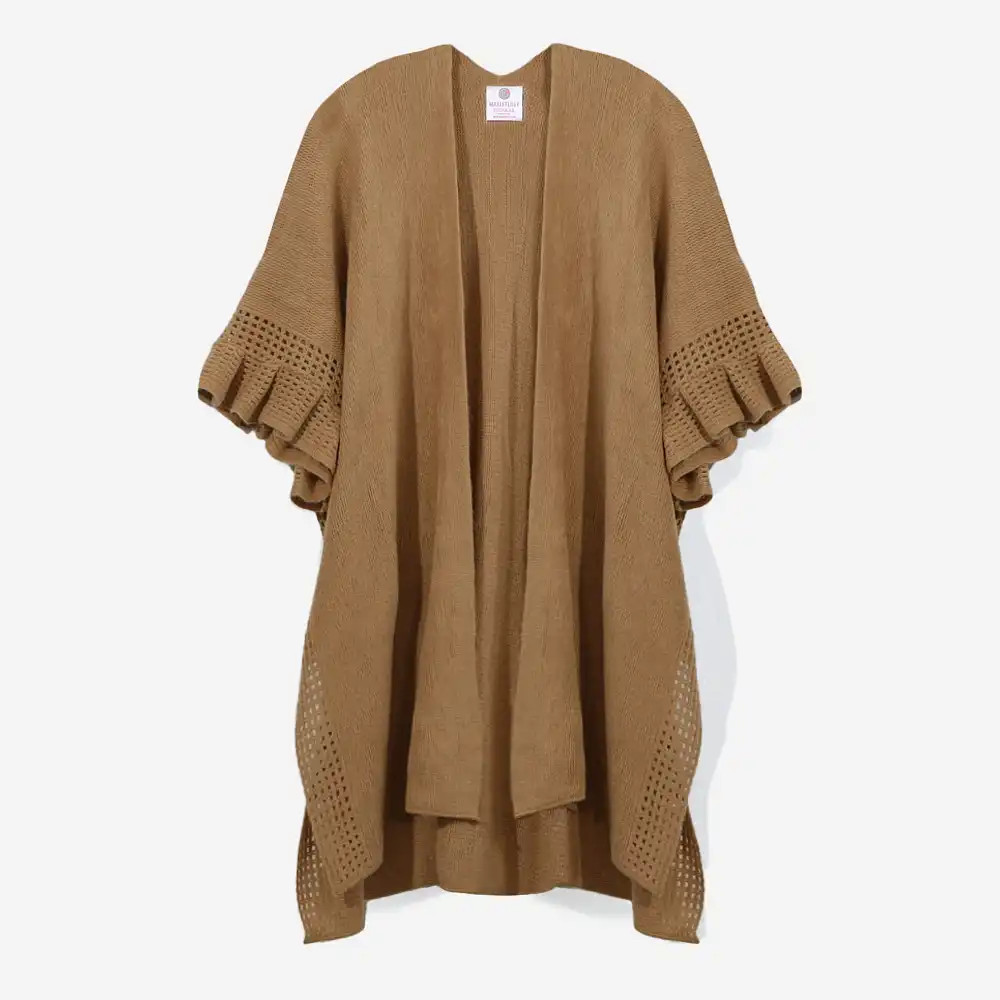 Monogrammed Poncho Cardigan | Marleylilly