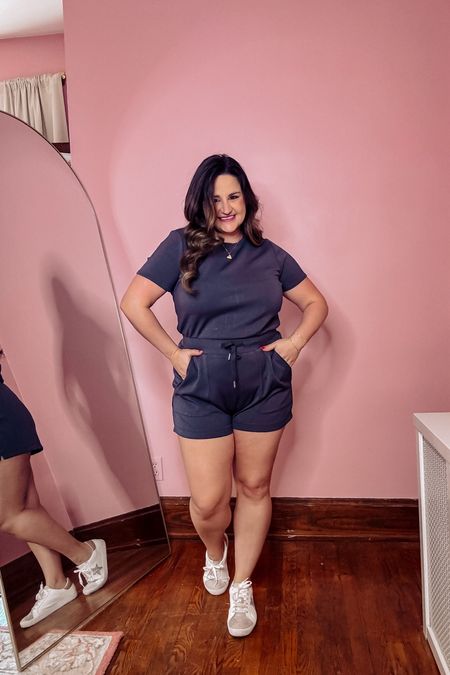 A cute and comfy weekend outfit! Wearing a size large in this shorts romper! Love it! And it has pockets 😎 

Size 12
Size 14
Curvy
Midsize
Short sleeve
Spring outfit 
Weekend outfit
Comfy outfit
Amazon fashion 

#LTKmidsize #LTKSeasonal #LTKsalealert