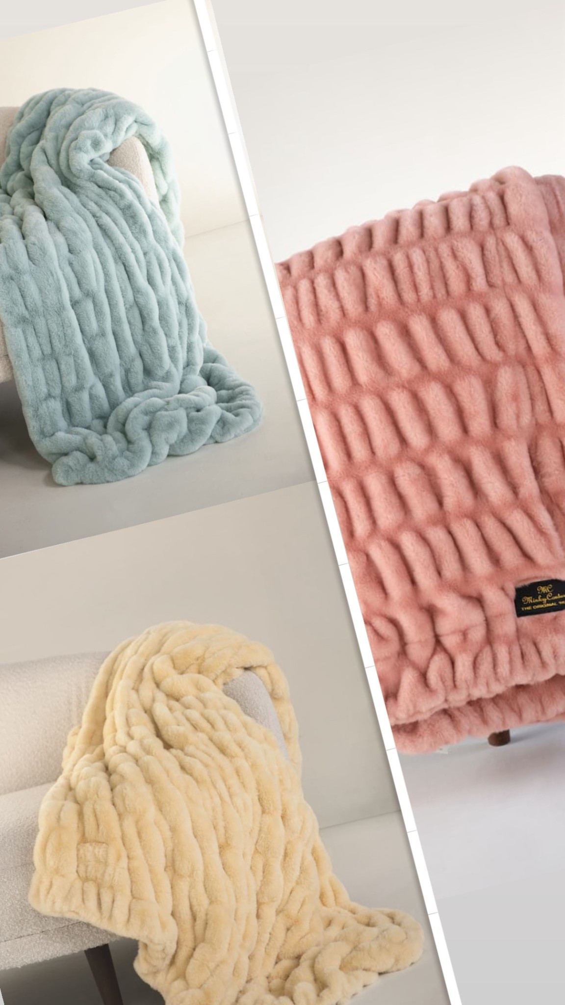 NEW COLORS for the viral Minky Couture hugs blanket are here!

These make the perfect gift for mom; a housewarming, shower or birthday- trust me, they’ll LOVE IT! 

https://www.softminkyblankets.com/NICKIB
Save with code NickiB 


#LTKHome #LTKSaleAlert #LTKWedding