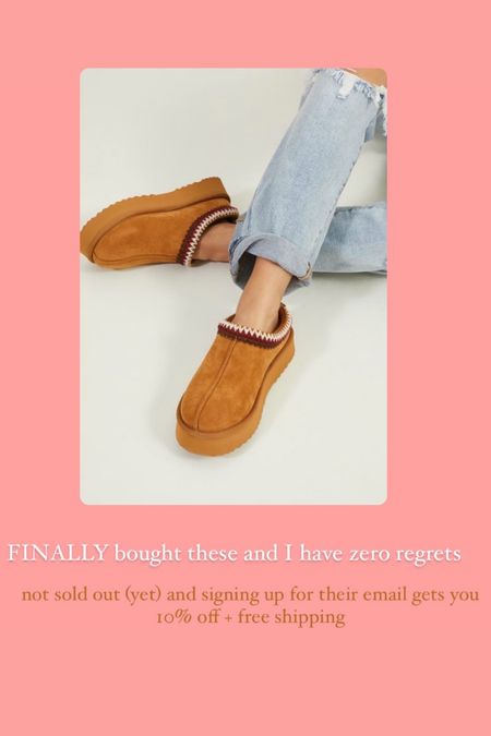 cozy fall ugg cloud platform dupes! the only ones I could find in the chestnut color that isn’t sold out (yet)! 


#LTKstyletip #LTKshoecrush #LTKSeasonal