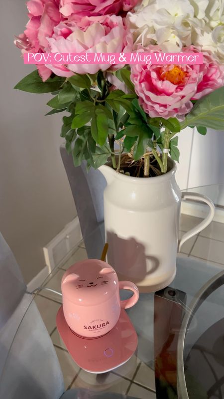 Cutest mug and mug warmer from Amazon - cat mug - pink mug Warmer - Amazon home - Amazon finds - unique finds - unique gift ideas 

#LTKhome #LTKunder50 #LTKGiftGuide