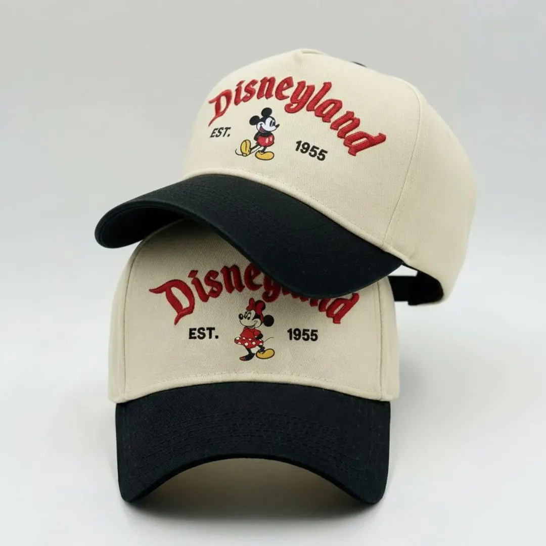 Vintage Disneyland Hat with Mickey, Disney 1955 Baseball Cap, Retro Embroidered Disney Hat Gift f... | Etsy (US)