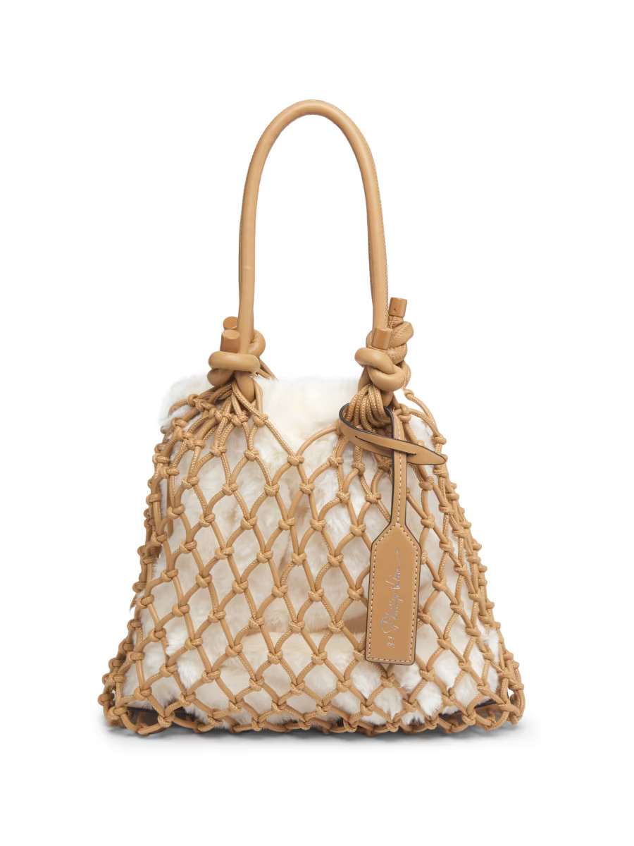 Faux Fur Macrame Mini Bag | Saks Fifth Avenue