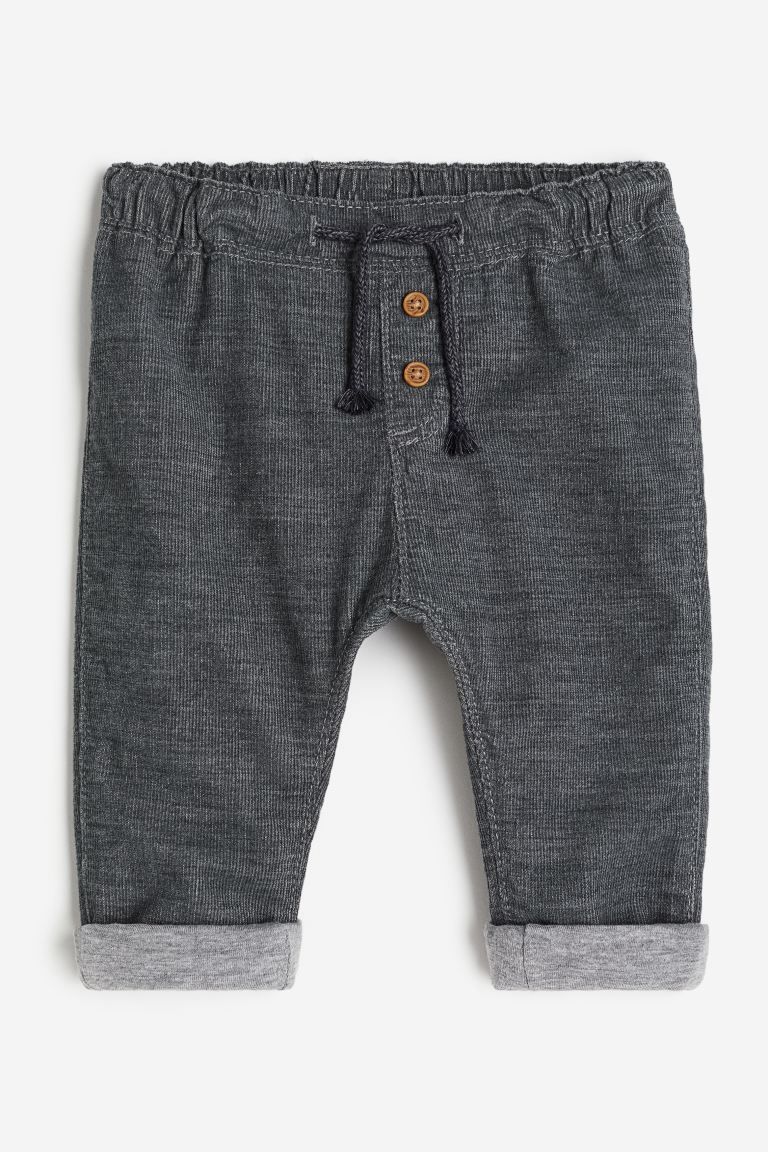 Fully Lined Corduroy Pants - Dark gray - Kids | H&M US | H&M (US + CA)