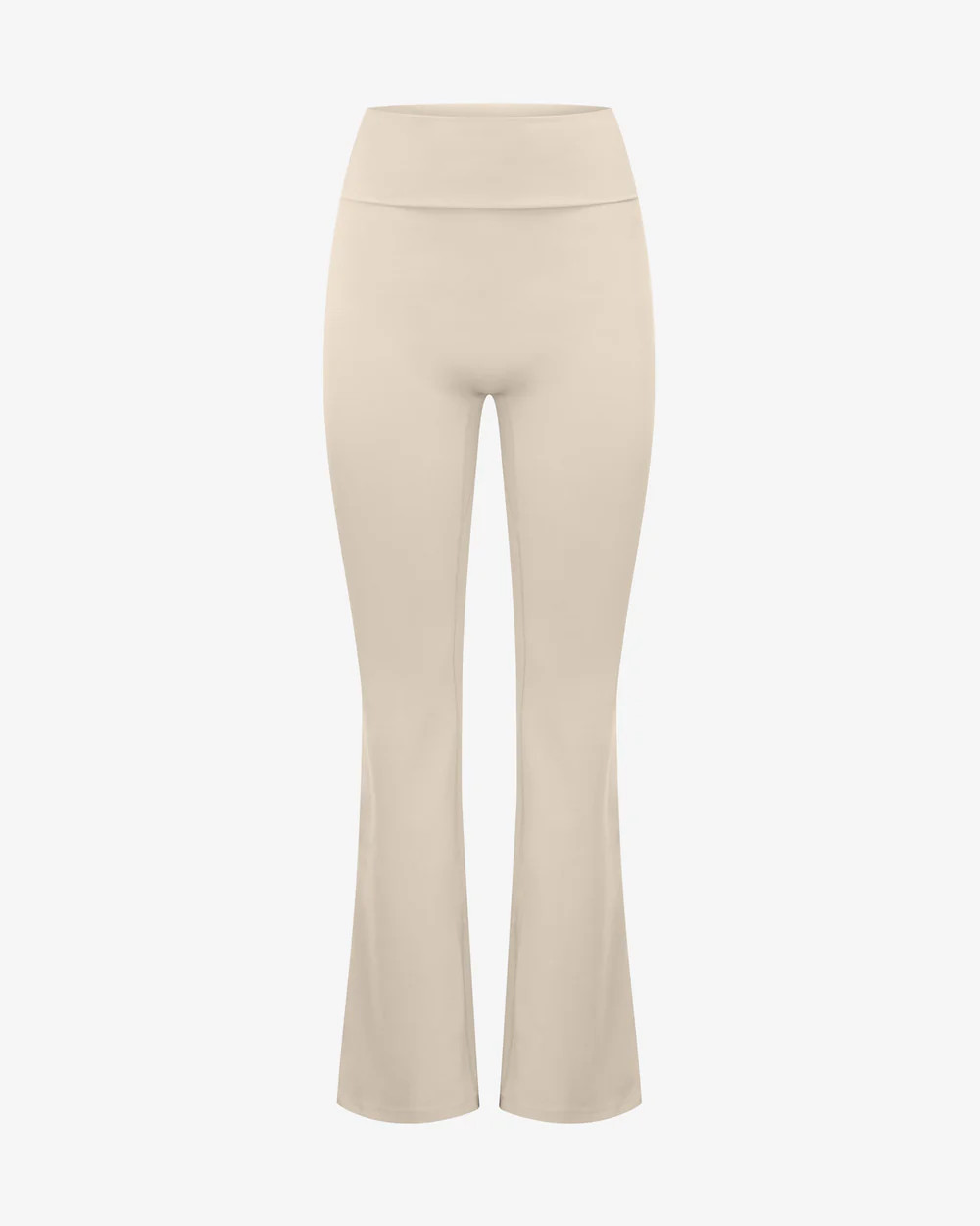 Form Invisible Scrunch Flare Fold Over Leggings | Fawn | Crop Shop Boutique US