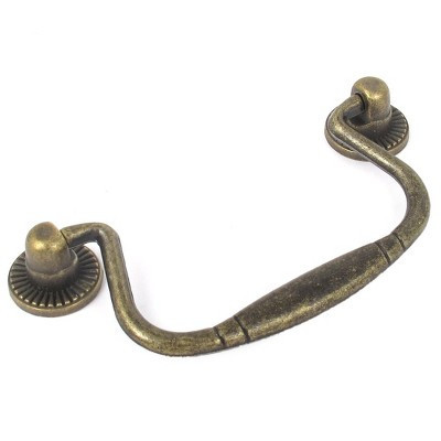 Unique Bargains Vintage Style Bronze Tone Drawer Dresser Cabinet Round Knob Pull Handle 4"x2" Bronze Tone | Target