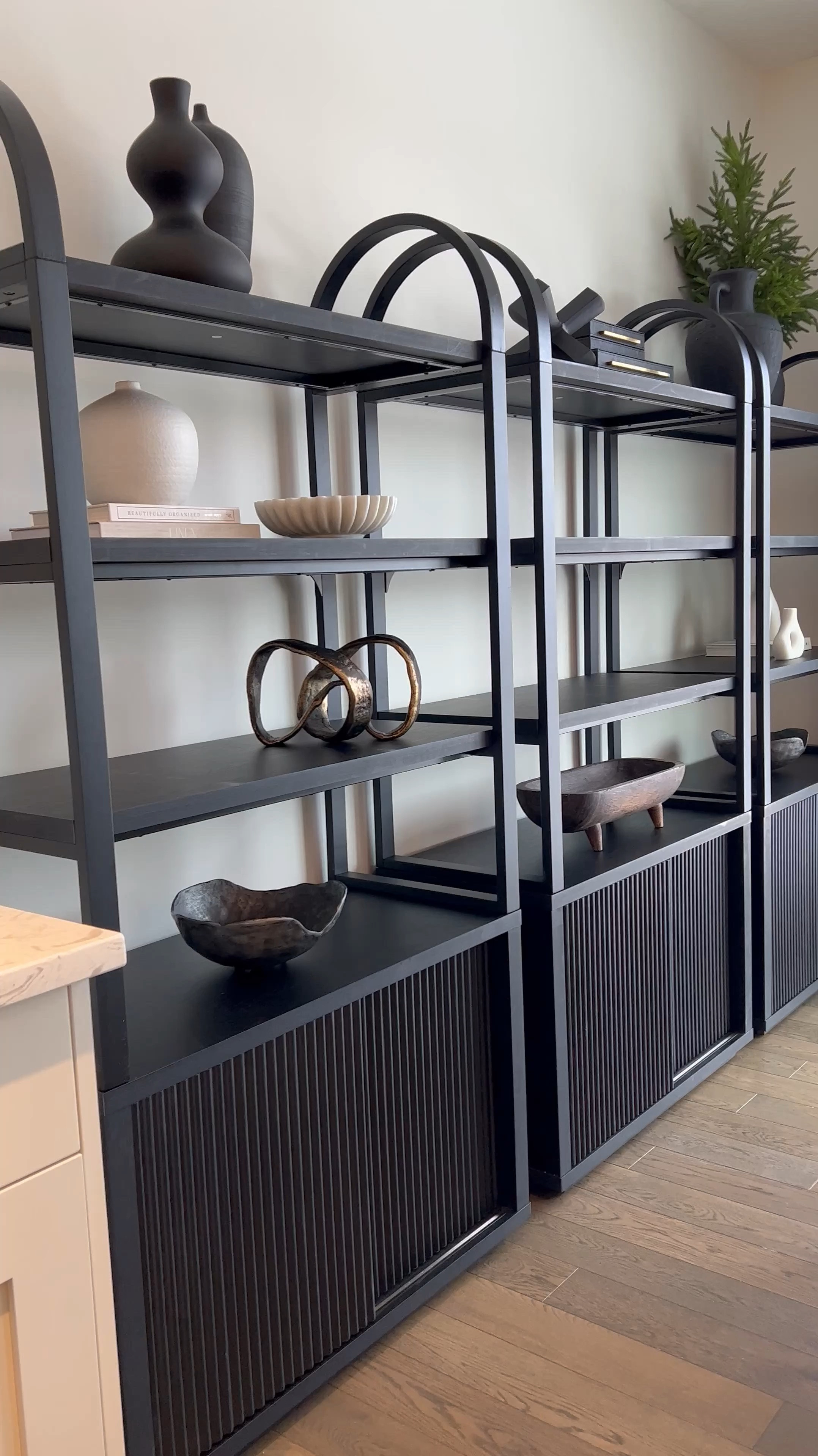 These stunning bookcases are from @Walmart! You can style them in many ways. I got 3 of them… you can style 2 of them in your office behind your desk with one on each side. They are perfect to style beside your mantle as well. ☺️

#LTKstyletip #LTKhome #LTKVideo 

#LTKHome #LTKStyleTip