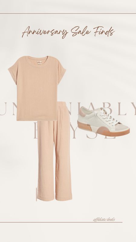 What I’d Wear .. Anniversary sale finds

Neutral tennis shoes, neutral outfit, summer to fall outfit, faherty, easy look, matching set

#LTKxNSale #LTKstyletip #LTKsalealert
