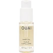 OUAI Hair Oil Travel Size - Hair Heat Protectant Oil for Frizz Control - Adds Shine and Smooths Split Ends - Color Safe Formula - Paraben, Phthalate and Sulfate Free (0.45 oz) | Amazon (US)