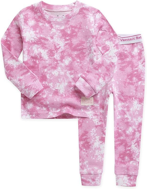 VAENAIT BABY 12M-12 Toddler Kids Boys Girls 100% Cotton Marbling Sung Fit Sleepwear Pajamas 2pcs ... | Amazon (US)