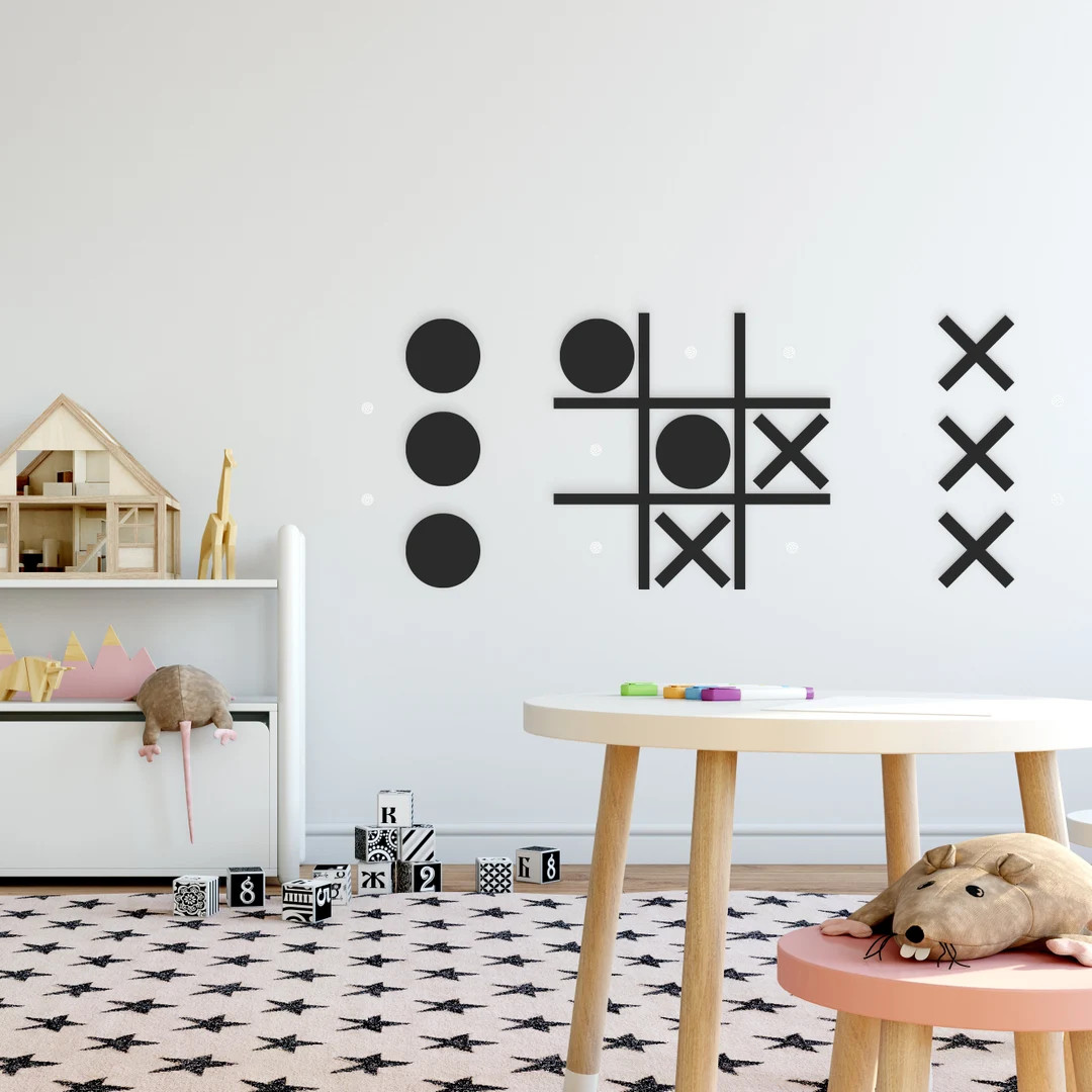 Tic-tac-toe  Game  Gamer  Kids  Children Games  Wall - Etsy | Etsy (US)