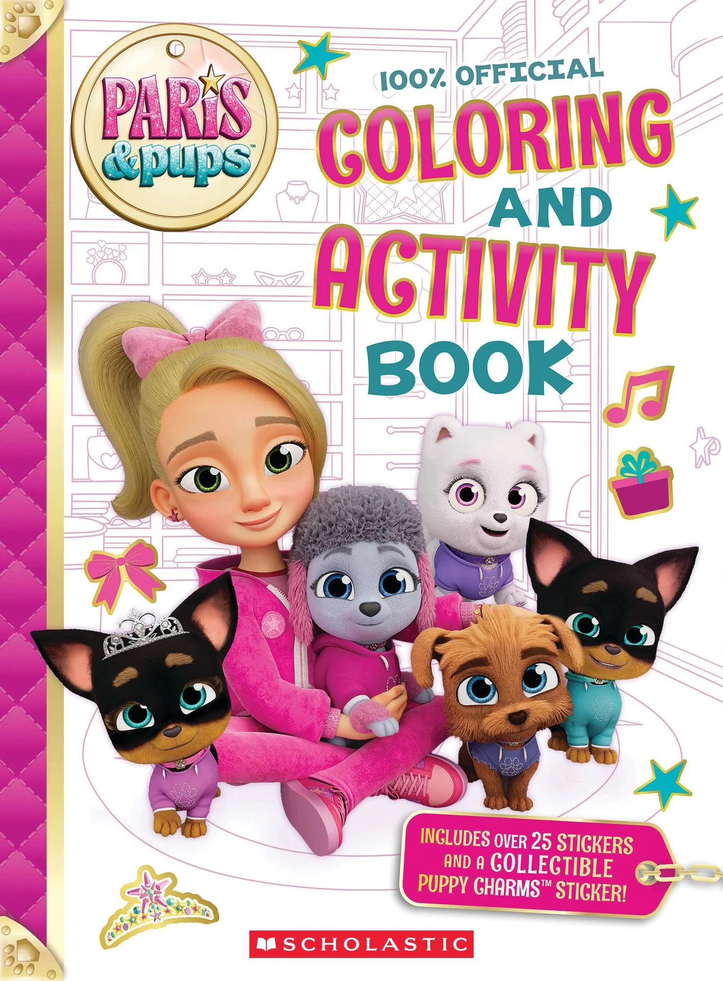 Paris and Pups: Coloring and Activity Book | Barnes & Noble