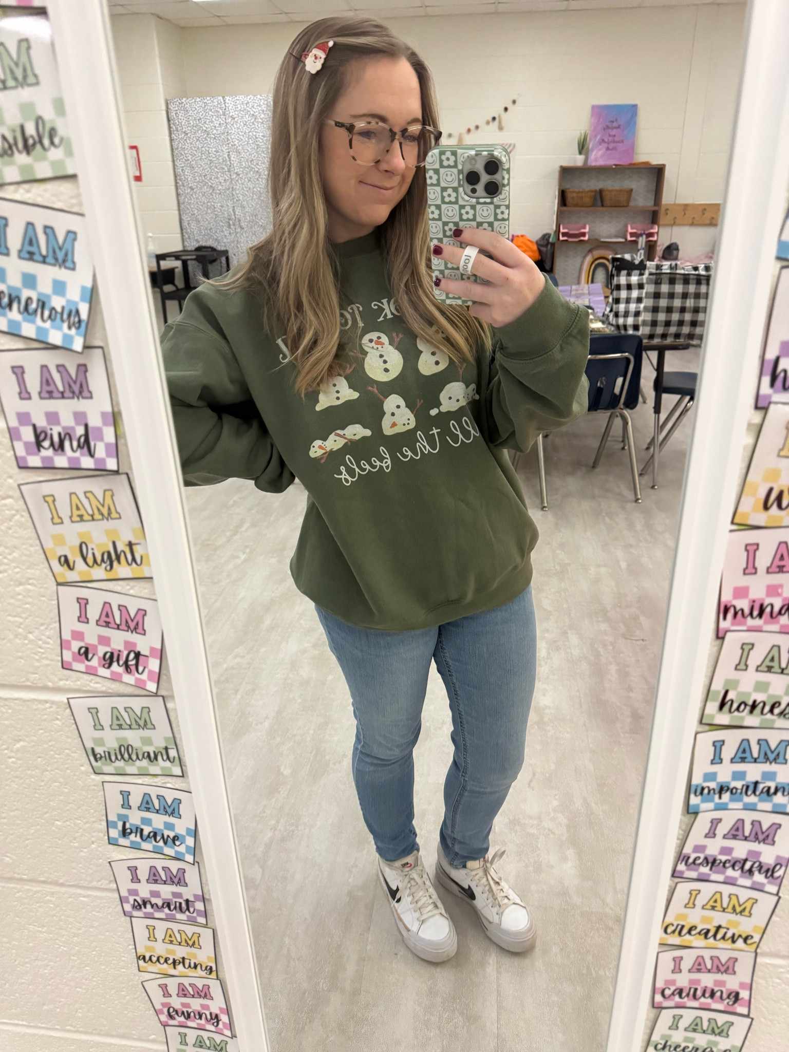 Feel all the feels snowman sweater!!! Perfect for counselors and teachers 🥰

#LTKFindsUnder50 #LTKStyleTip #LTKGiftGuide