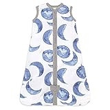 Burt's Bees Baby Unisex Baby Beekeeper Blanket, 100% Organic Cotton, Swaddle Transition Sleeping Bag Wearable, Hello Moon, X-Large US | Amazon (US)