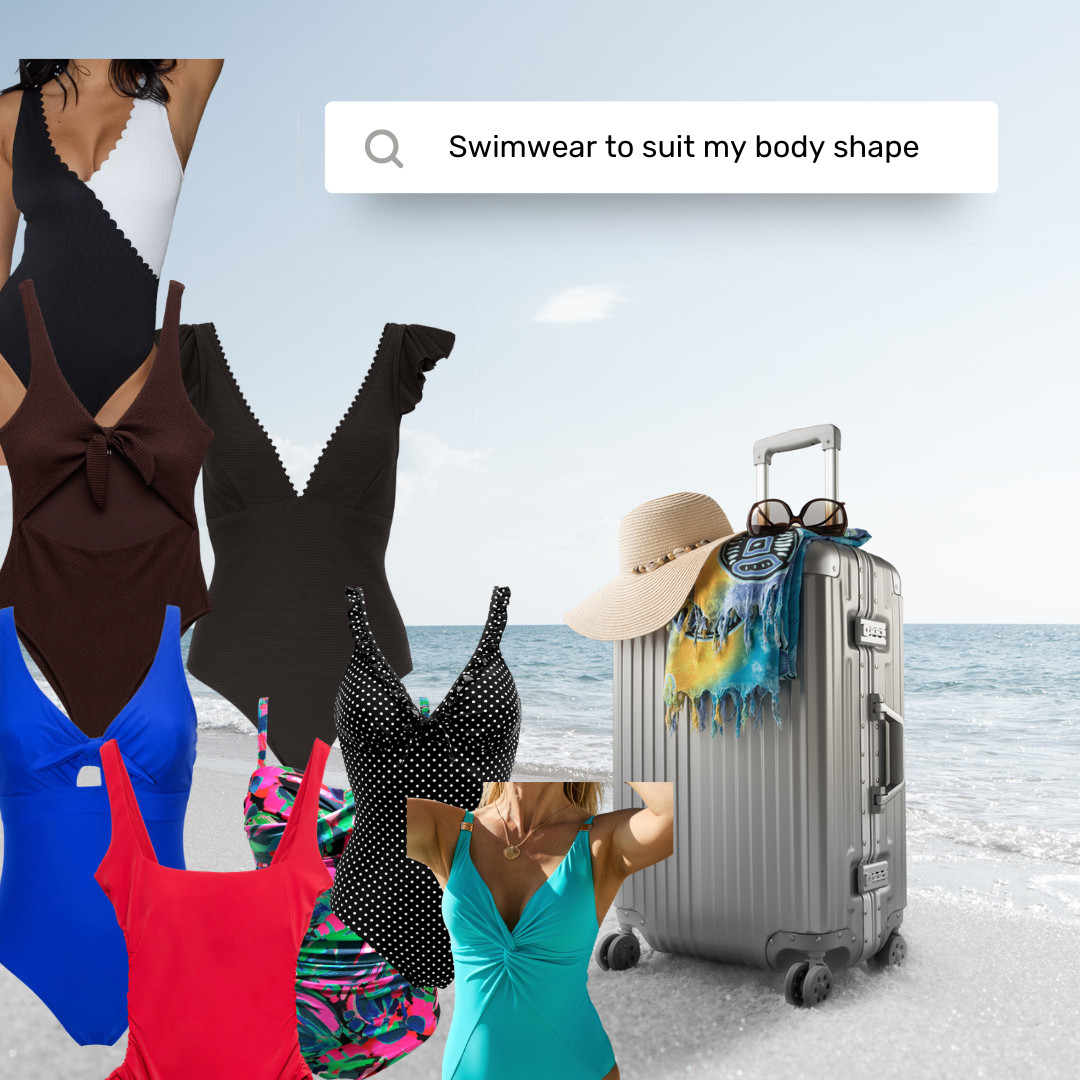 Swimwear can be a challenge for many so I've put together some styles I found on the high street that work for different shapes! 

 