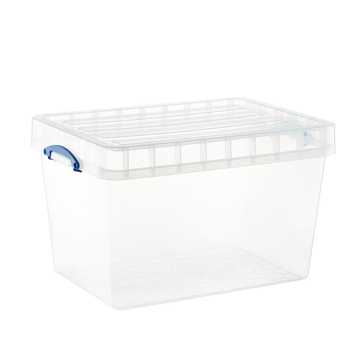 96 ltr. X-Large Premier Modular Tote Clear | The Container Store