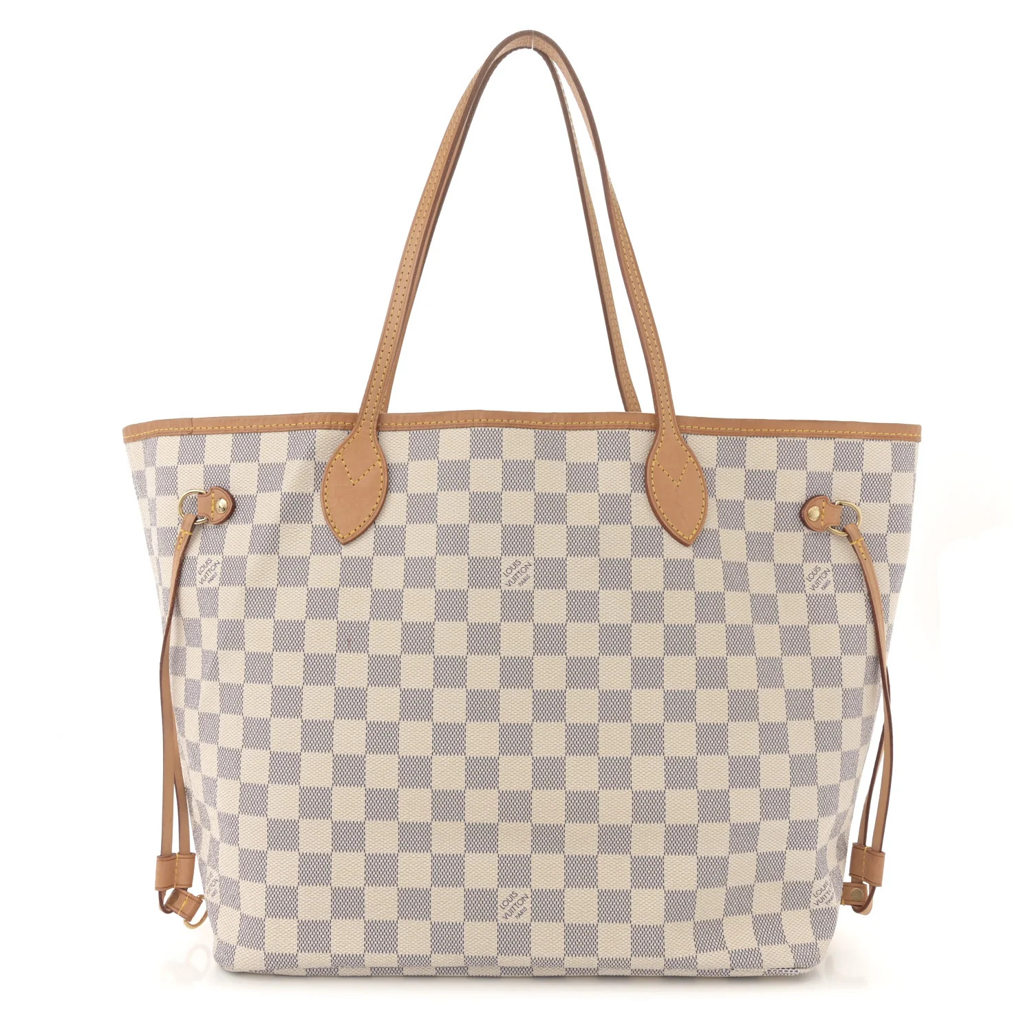 Damier Azur Neverfull MM | FASHIONPHILE (US)