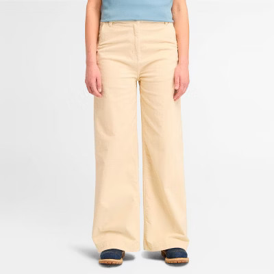 Timberland Women's Corduroy Wide-Leg Pant, Angora, 31x30 | Target