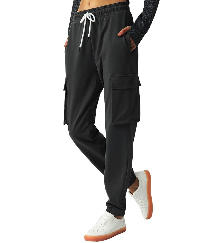 SPECIALMAGIC Women's Cargo Sweatpants Cotton Athletic Joggers 4 Pockets Sporty Pants | Amazon (US)