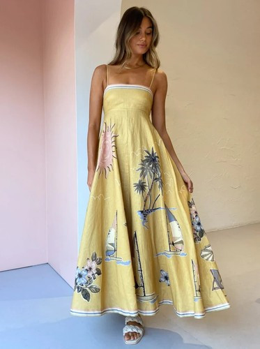 BNWT Alemais Sunset Shades Sundress - Size 6 | eBay AU