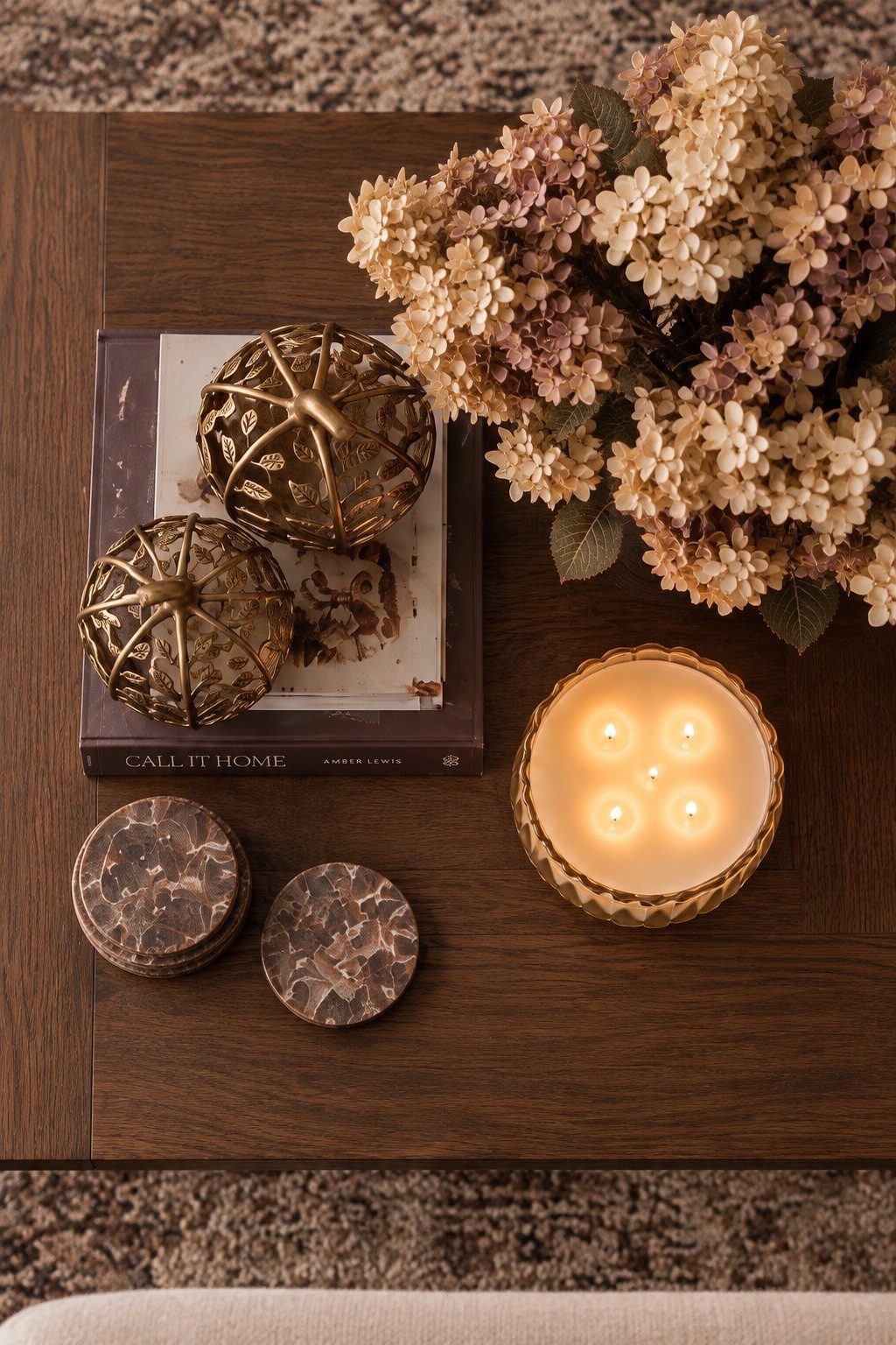 Walmart, Amazon + Target fall home decor finds 🍂🤎 Sharing an affordable fall living room refresh with cozy throw pillows, a fall throw blanket, decorative pumpkins, hydrangea stems, a coffee table book and candle. I love these warm burgundy and neutral fall decor pieces for creating a cozy, elevated living room for fall.

#LTKSaleAlert #LTKSeasonal #LTKHome