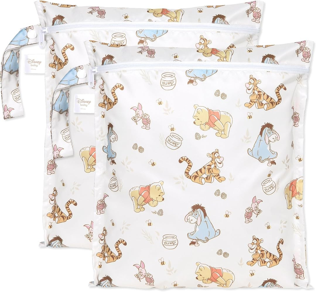 Bumkins - Disney - Waterproof Wet Bag - For Baby, Travel, Swim Suit, Cloth Diapers, Pump Parts, P... | Amazon (US)