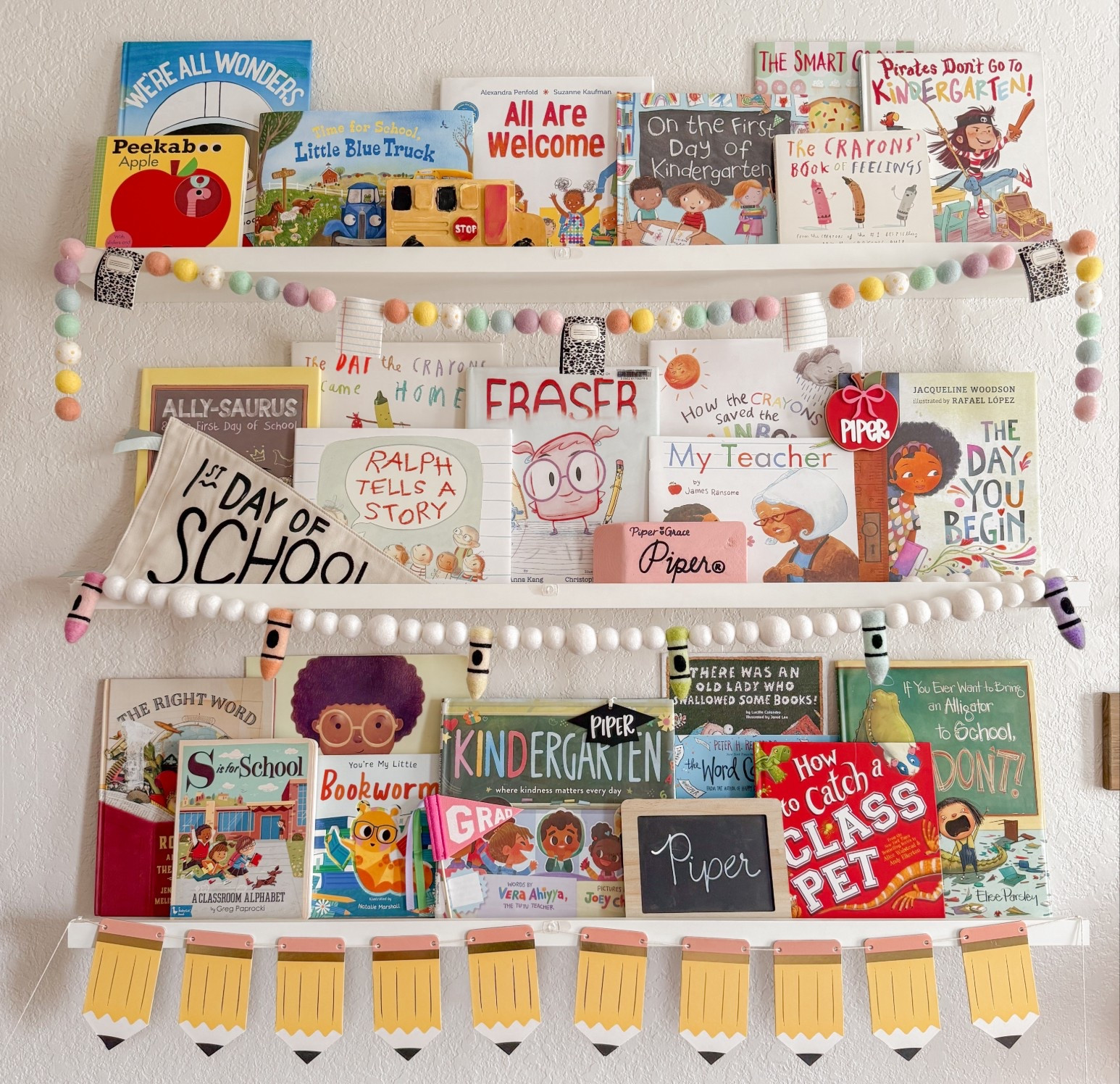 Back-to-school book shelves 

#LTKKids #LTKFamily #LTKHome