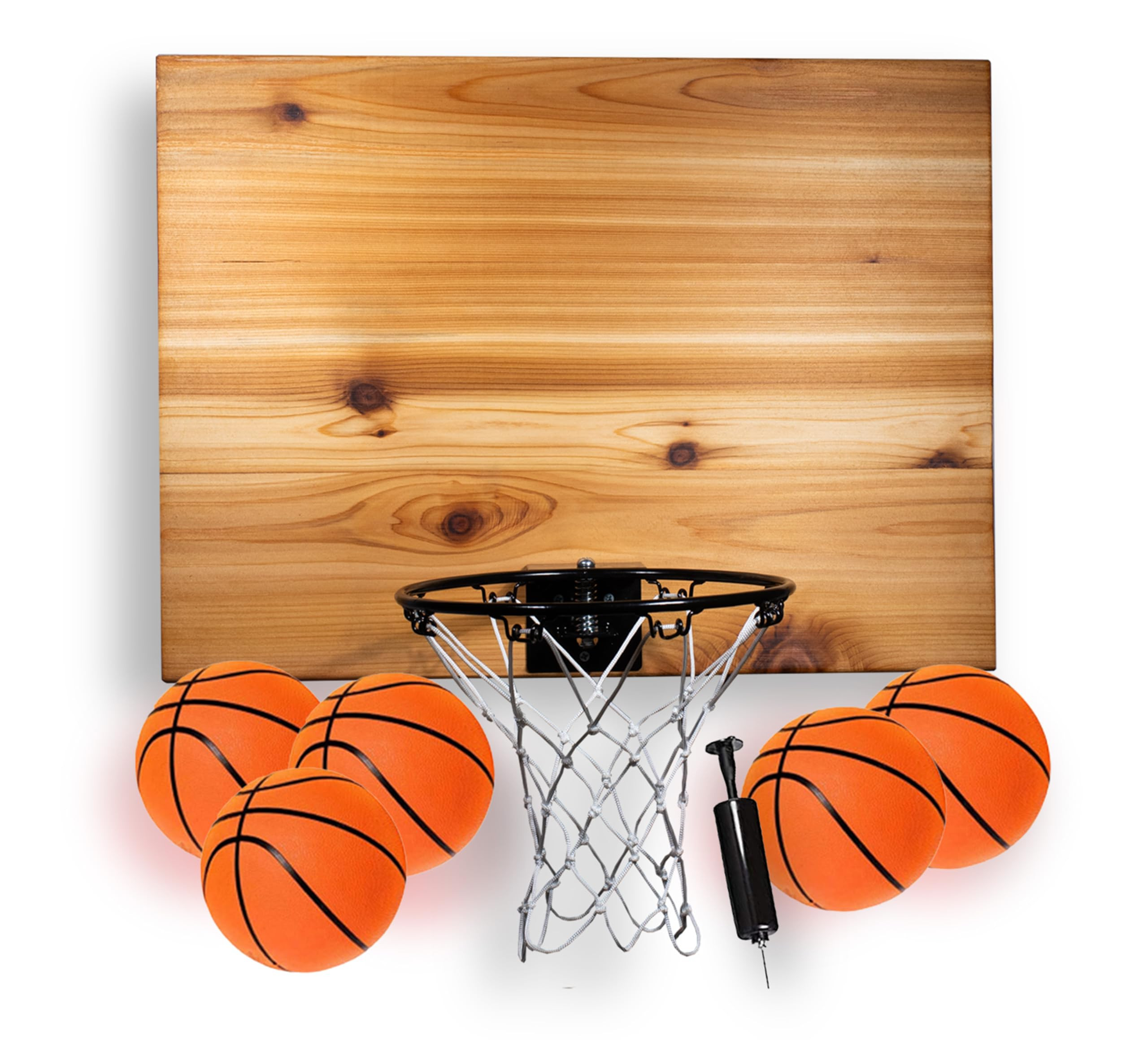 Elite Mini Basketball Hoop & Ball Set, Wall Mount, Indoor Made in The USA Cedar Backboard. Includ... | Amazon (US)