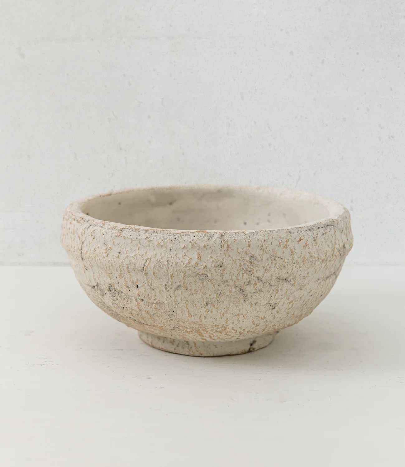 White Washed Terracotta Bowl | Eco Chic Home