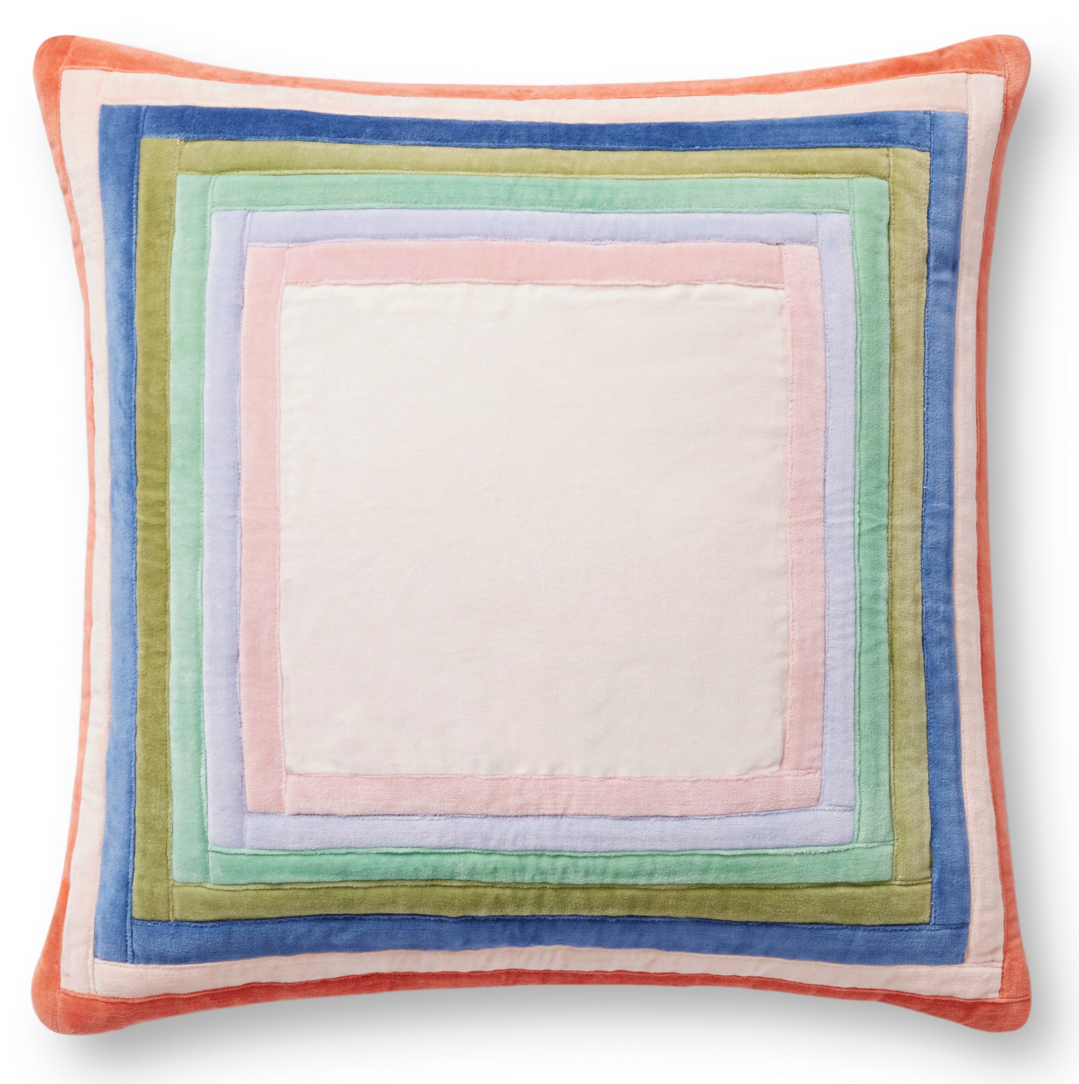 Rifle Paper Co. x Loloi Palette Pillow PRP-0047 Contemporary / Modern Pillow | Rugs Direct | Rugs Direct