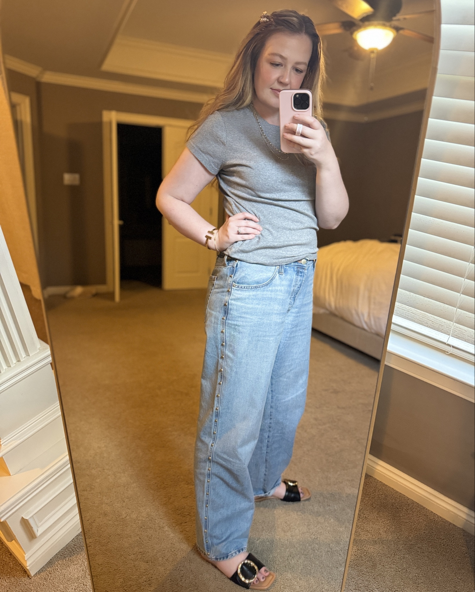 This outfit and shoes are from target and all on sale right now! Jeans are under $30 now! 

#LTKFindsUnder50 #LTKSaleAlert #LTKStyleTip