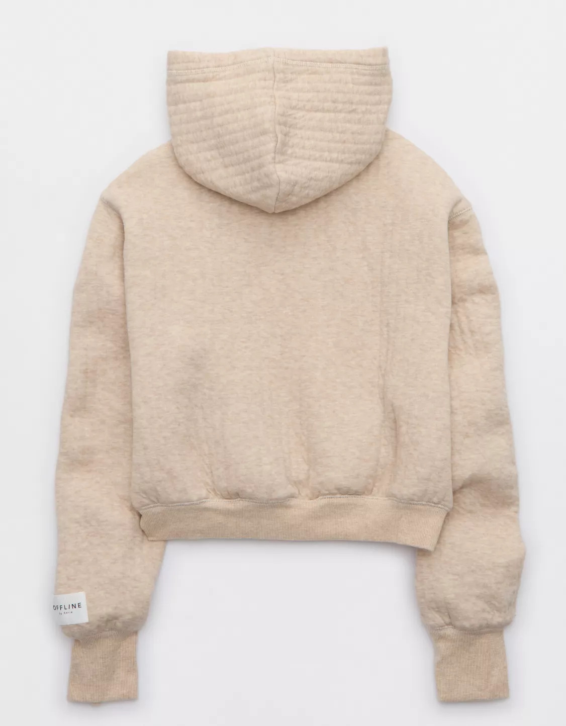 OFFLINE By Aerie Coffee Run Cropped Hoodie | Aerie