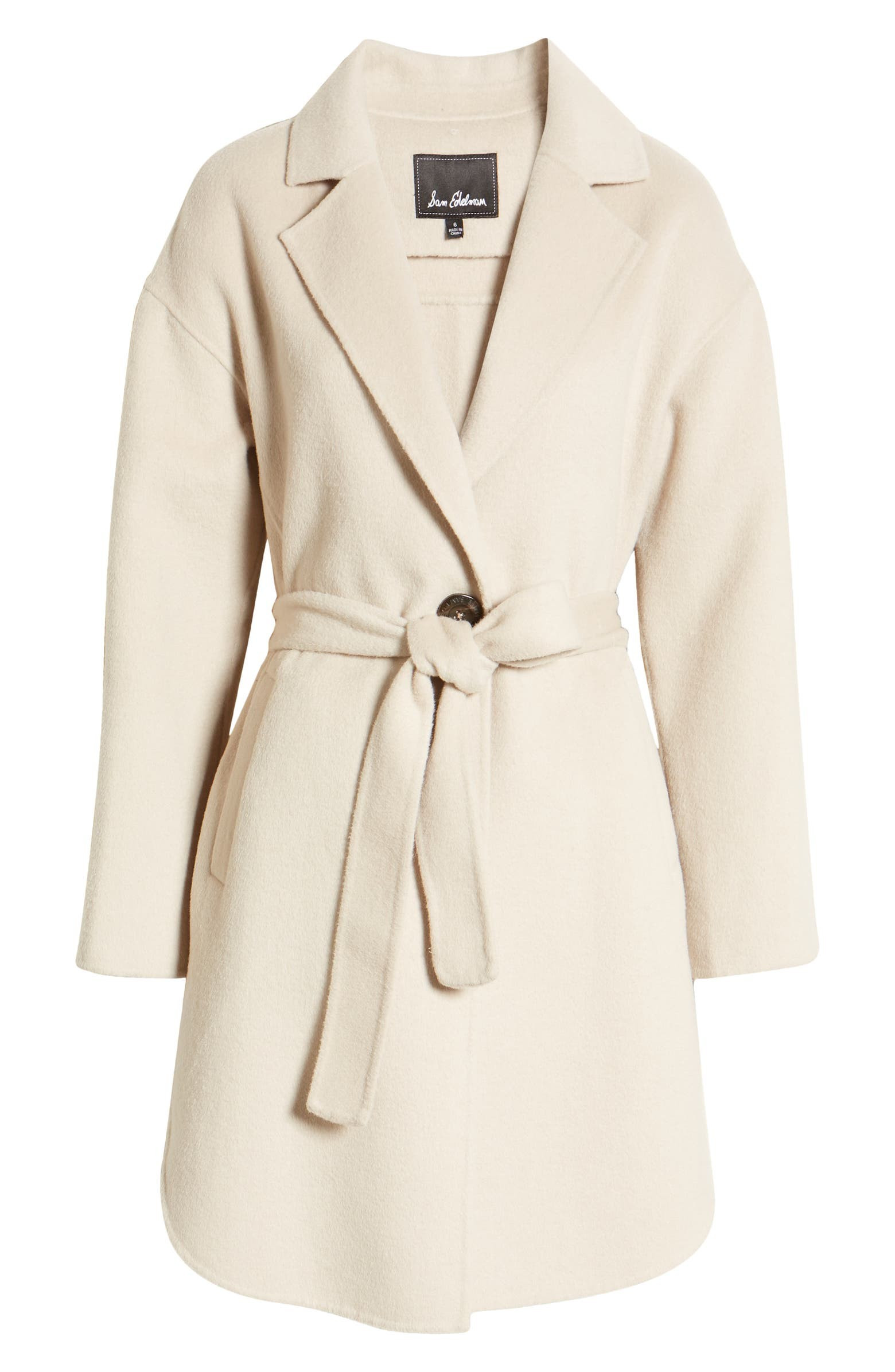 Belted Wool Blend Coat | Nordstrom