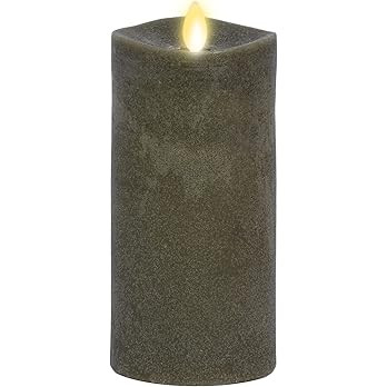 Luminara Pillar Candles Stone Grey Pack of 1 | Amazon (US)