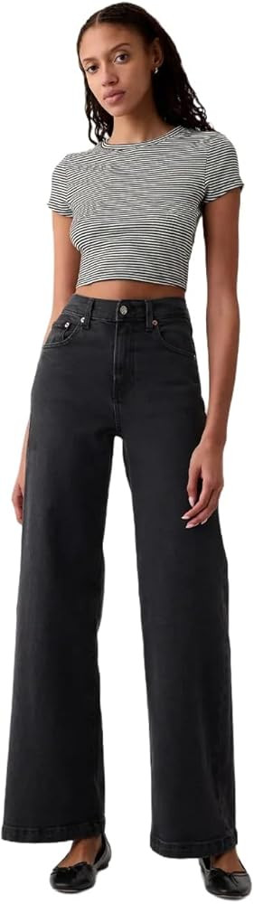 GAP Women's High Rise Stride Denim | Amazon (US)