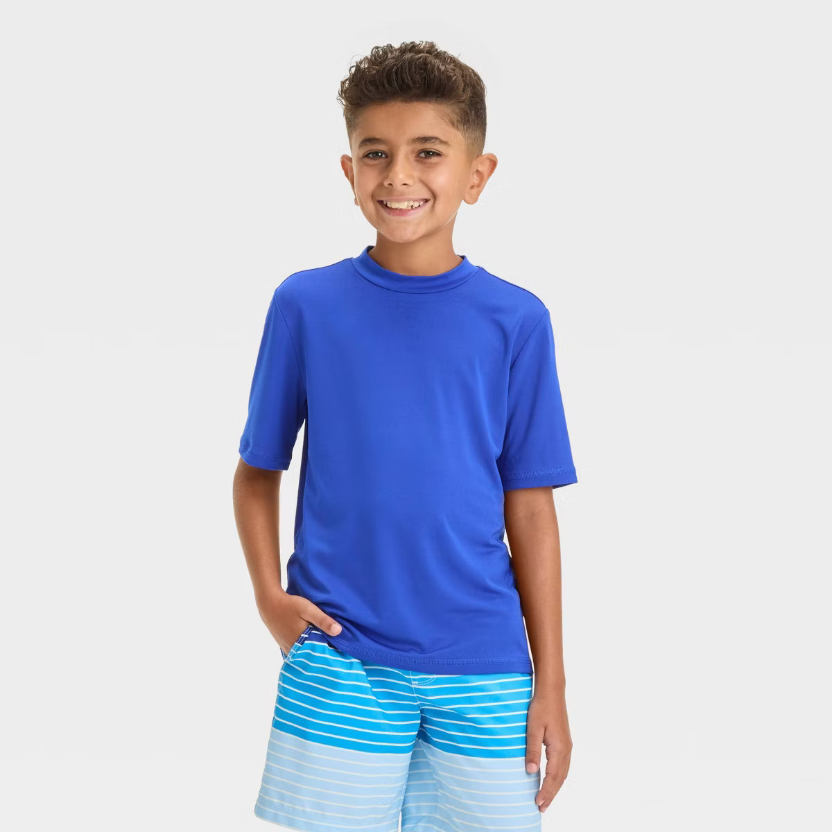 Boys' Solid Rash Guard Tshirt - Cat & Jack™ | Target