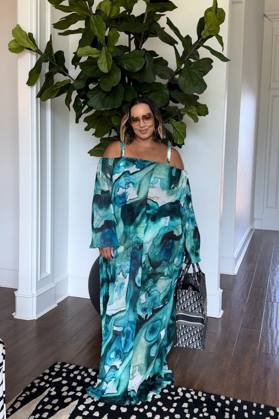 Face swimsuit and coverup from @vilkafresca size up in the swim suit and size down in coverupp