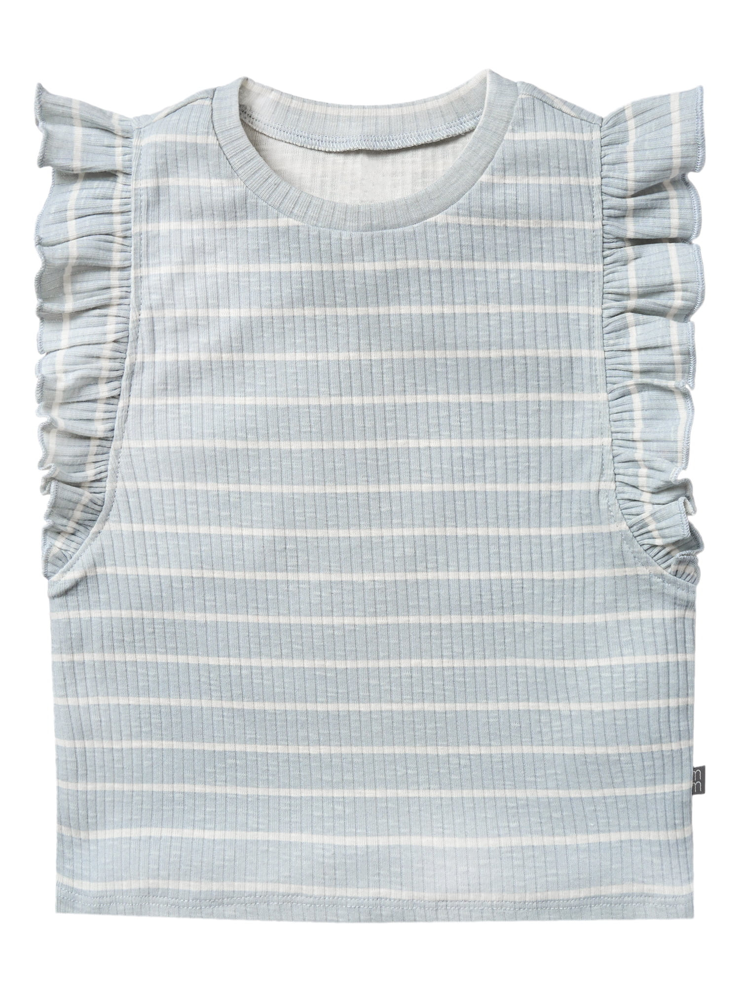 Modern Moments By Gerber Toddler Girl Organic Ruffled Sleeve Top, Sizes 12M-5T | Walmart (US)