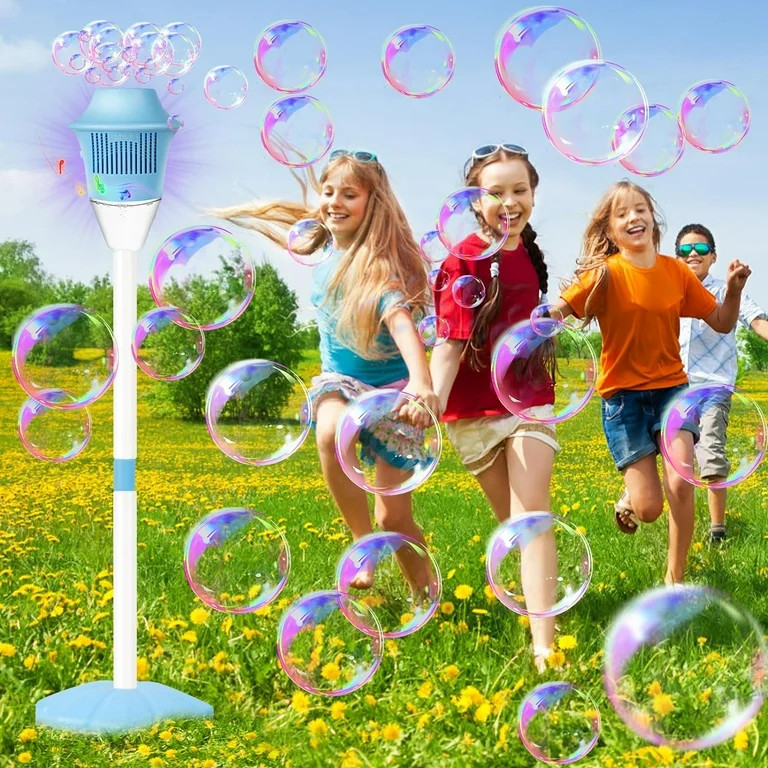 Bubble Machine for Kids, 2024 Upgrade Musical Garden Lamp Light Shape with LED and Bubble Solutio... | Walmart (US)