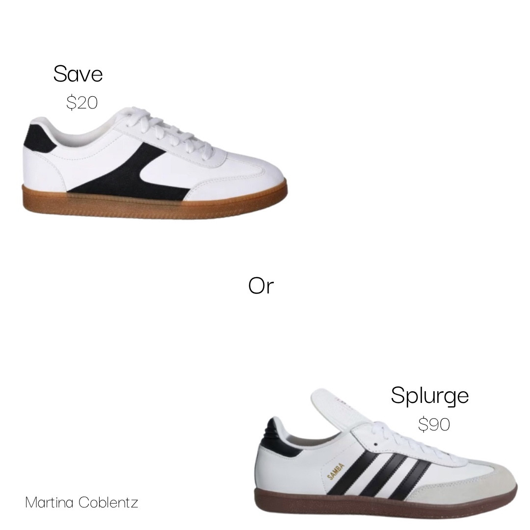 Affordable Designer look alike. I prefer the look of the dupe🫶🏽

•sneakers •adidas sambas •Walmart finds •shoes •women sneaker •save •splurge •designer dupe •designer inspired 

#LTKfindsunder50 #LTKshoecrush #LTKtravel