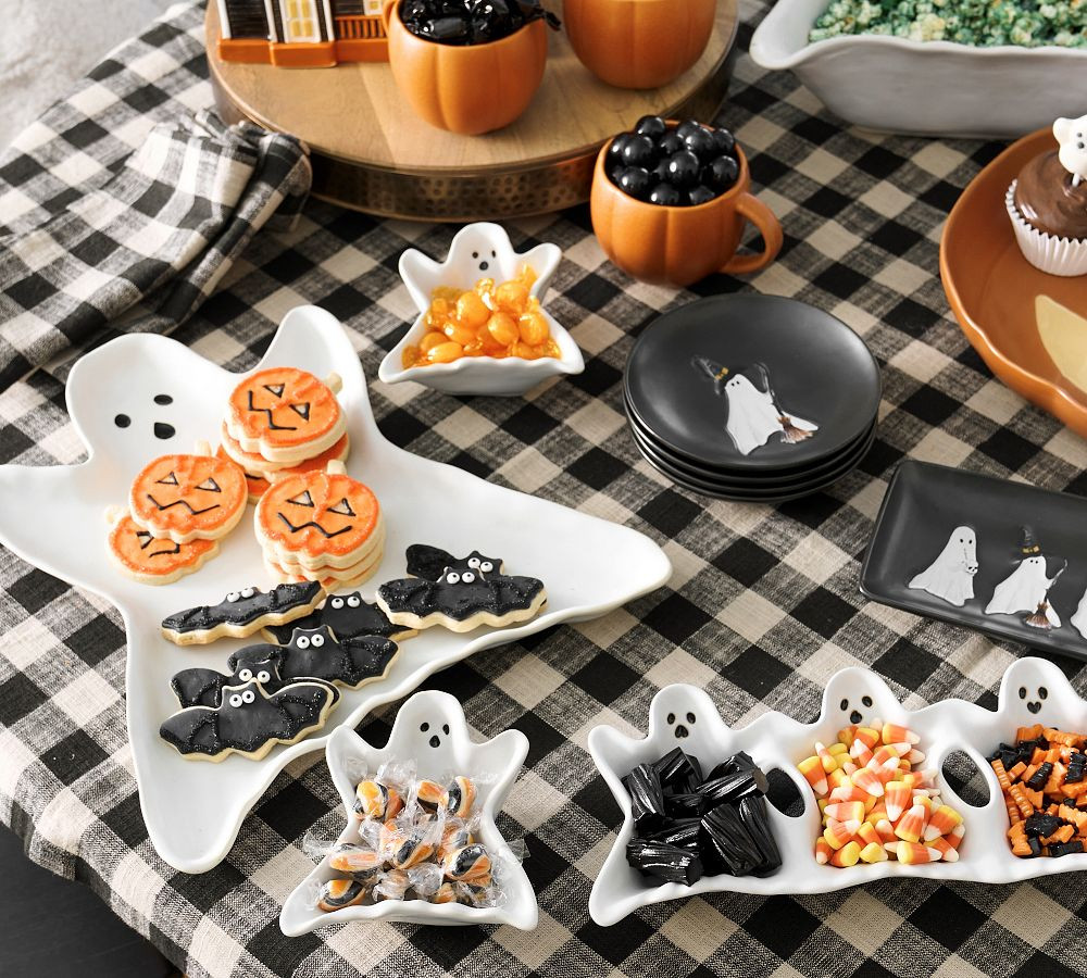 Figural Ghost Stoneware Bowls | Pottery Barn (US)