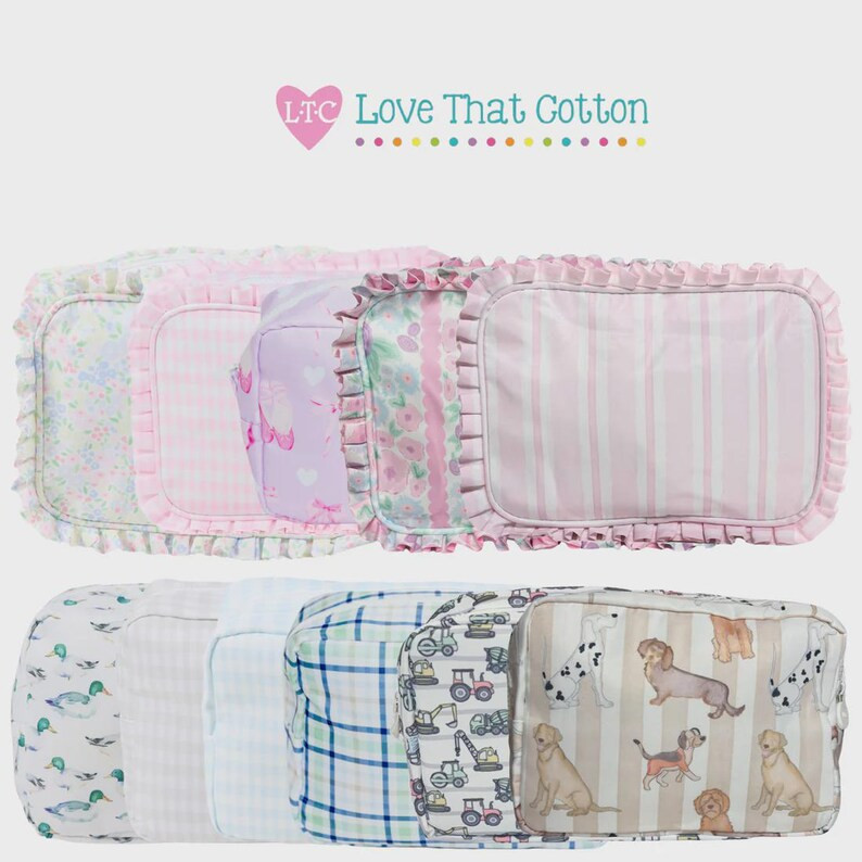 Monogrammed Nylon Everything Bag: Personalized Toiletry & Makeup Bag - Etsy | Etsy (US)