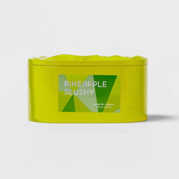 22oz Ombre Tin Candle Lemon Pineapple Slushy - Opalhouse™ | Target