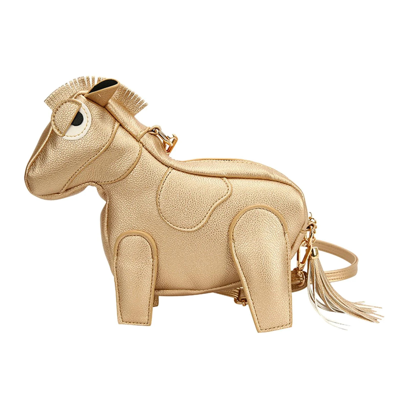 Menolana Women's Horse Shoulder Bag Pouch Tote Bag with Zipper Closure Stylish Crossbody Bag Hand... | Walmart (US)