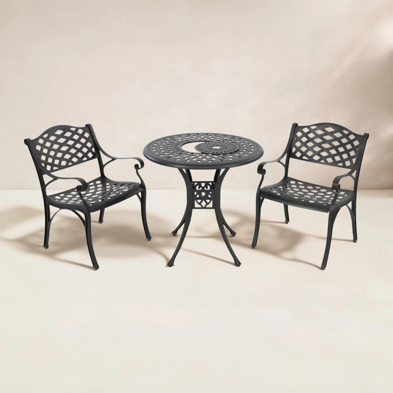 Red Barrel Studio® Chrishayla 31" Patio Bistro Set & Reviews | Birch Lane | Birch Lane
